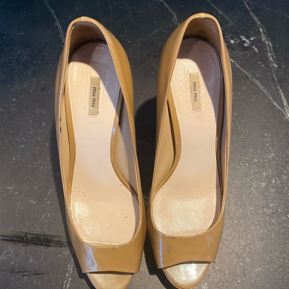 Miu miu peep toe heels - Picture 2 of 4
